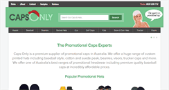 Desktop Screenshot of capsonly.com.au